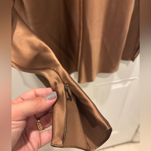 Ralph Lauren purple Label womens silk blouse long sleeves Sz 8 - Picture 3 of 6